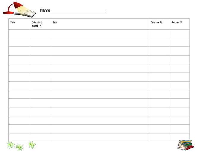 Reading Log Ms Gordon Ms Stein s Second Grade Class