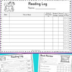 Reading Log PDF And Book Report Templates Book Review Template