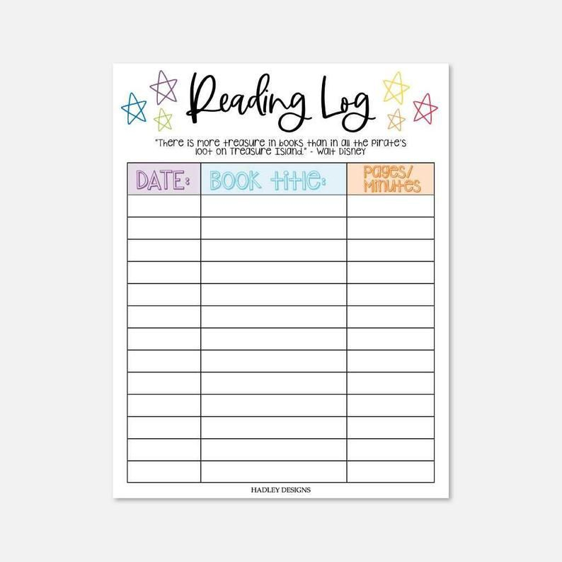 Reading Logs For Kids And More Easy Ideas To Support Kids Literacy 
