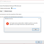 Security Unable To Read Or Delete File On Windows 10 Super User