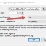 See Firewall Activity In Windows Defender Firewall Logs Support