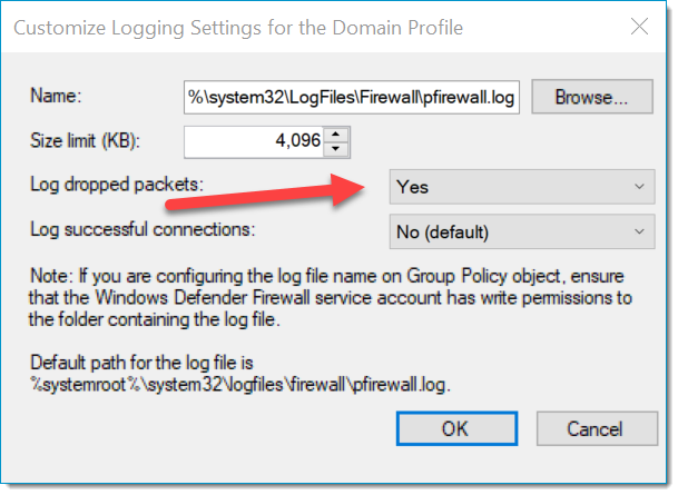 See Firewall Activity In Windows Defender Firewall Logs Support