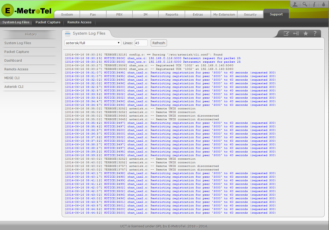 System Log Files Documentation