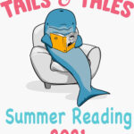 Tails And Tales Summer Reading 2021 Dolphin Book Lovers Sticker By