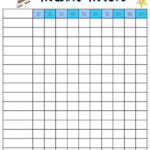 Use This Class Reading Record Sheet To Keep A Track Of The Number Of