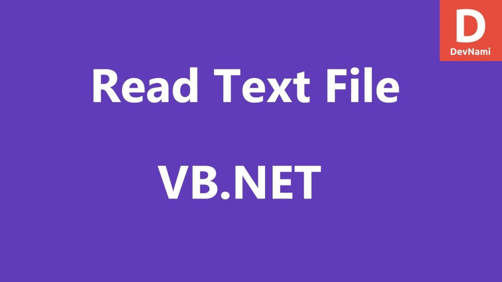 VB Net Read Text File vb Net Read Text File Into String 